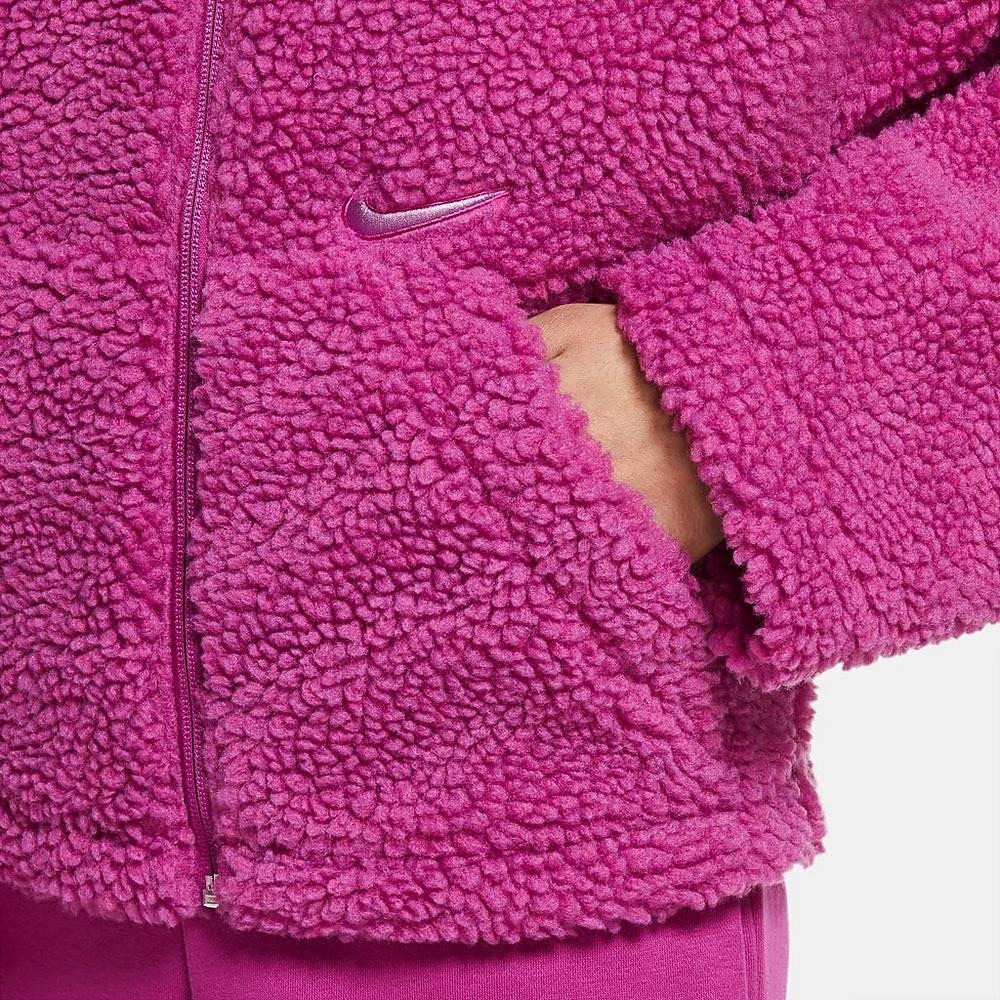 New  Nike Sportswear Sherpa teddy Fleece Jacket - Picture 6 of 9